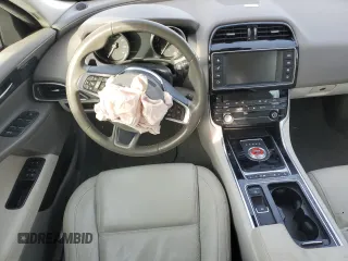 2018 Jaguar XE 25t Prestige with VIN SAJAK4FX1JCP35890, listed as a Copart auction lot 88448445 with 0 mi miles and Salvage Title. Bid and sale history available at carsss.com. Image 8.