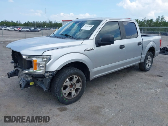 2018 Ford F-150 XL with VIN 1FTEW1CP6JFA35949, listed as a IAAI auction lot 42322549 with 104,044 mi miles and . Bid and sale history available at DreamBid. Image 2.
