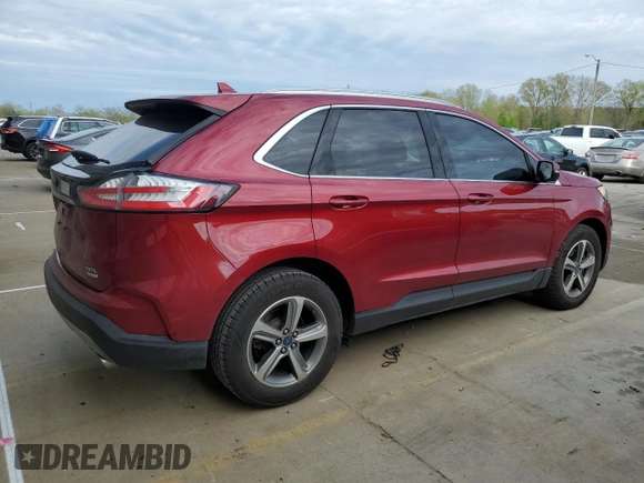 2019 Ford Edge SEL z VIN 2FMPK3J93KBC70523, wystawiony jako Copart lot #53424725 z przebiegiem 71 472 mil mil oraz Szkoda całkowita • Salvage title. Historia ofert i sprzedaży dostępna na DreamBid. Obrazek 3.