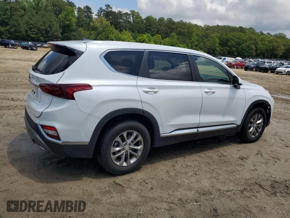 2019 Hyundai Santa Fe SE z VIN 5NMS23AD6KH094877, wystawiony jako Copart lot #58209485 z przebiegiem 77 142 mil mil oraz Szkoda całkowita • Salvage title. Historia ofert i sprzedaży dostępna na DreamBid. Obrazek 3.