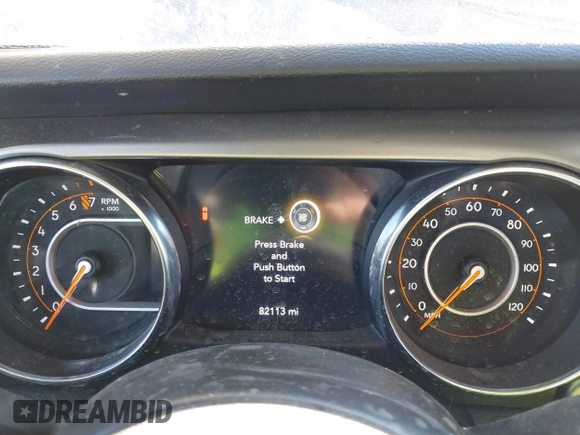 2020 Jeep Wrangler Unlimited Sport Altitude z VIN 1C4HJXDG0LW171400, wystawiony jako IAAI lot #41373446 z przebiegiem 82 113 mil mil oraz . Historia ofert i sprzedaży dostępna na DreamBid. Obrazek 7.