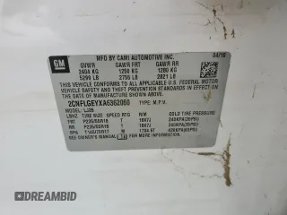 2010 Chevrolet Equinox LTZ with VIN 2CNFLGEYXA6362060, listed as a Copart auction lot 51641375 with Not Provided miles and Salvage Title. Bid and sale history available at DreamBid. Image 13.