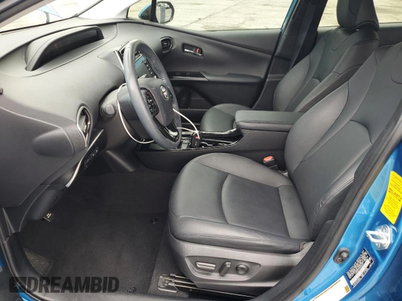 2021 Toyota Prius L Eco with VIN JTDKAMFU1M3146516, listed as a Copart auction lot 58406175 with 19,911 mi miles and Salvage title. Bid and sale history available at DreamBid. Image 7.