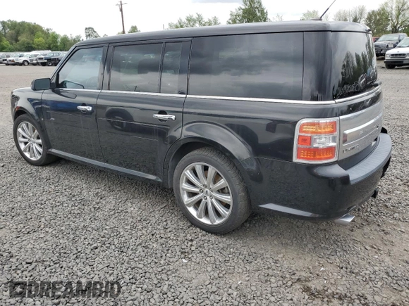 2013 Ford Flex Limited z VIN 2FMHK6DT4DBD17039, wystawiony jako Copart lot #57093995 z przebiegiem 95 517 mil mil oraz Czysty tytuł • Clean title. Historia ofert i sprzedaży dostępna na DreamBid. Obrazek 2.