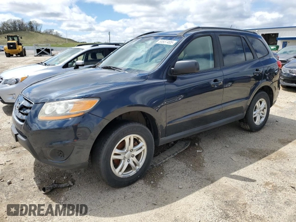 2011 Hyundai Santa Fe GLS z VIN 5XYZGDAB7BG069940, wystawiony jako Copart lot #55537485 z przebiegiem 246 496 mil mil oraz Czysty tytuł • Clean title. Historia ofert i sprzedaży dostępna na DreamBid. Obrazek 1.
