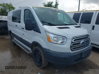 2018 Ford Transit with VIN 1FTYR1ZM6JKA46555, listed as a IAAI auction lot 42712487 with 212,238 mi miles and . Bid and sale history available at DreamBid. Image 1.