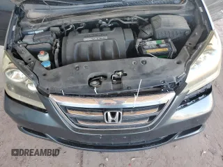 2006 Honda Odyssey EX with VIN 5FNRL384X6B461661, listed as a Copart auction lot 61051915 with 190,578 mi miles and Salvage title. Bid and sale history available at DreamBid. Image 12.