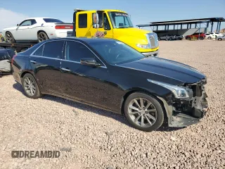 2019 Cadillac CTS Luxury RWD with VIN 1G6AR5SX1K0110384, listed as a Copart auction lot 76725354 with 74,699 mi miles and Salvage Title. Bid and sale history available at DreamBid. Image 4.