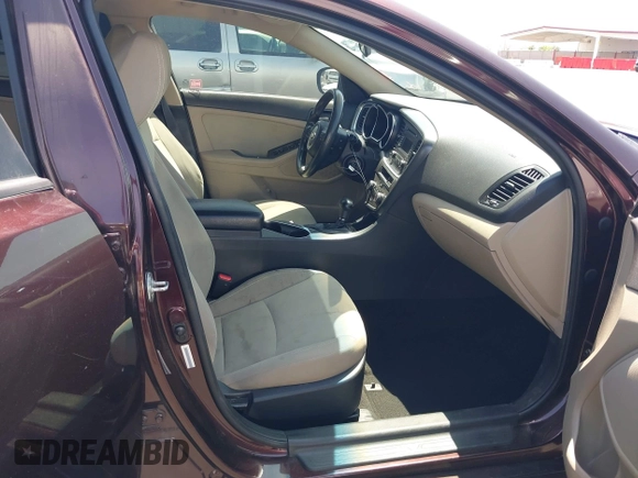 2014 Kia Optima LX with VIN 5XXGM4A77EG303496, listed as a IAAI auction lot 42572421 with 117,151 mi miles and . Bid and sale history available at DreamBid. Image 5.