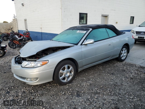 2003 Toyota Solara SE with VIN 2T1FF28P13C606844, listed as a Copart auction lot 78232424 with 58,393 mi miles and Salvage Title. Bid and sale history available at carsss.com. Image 1.