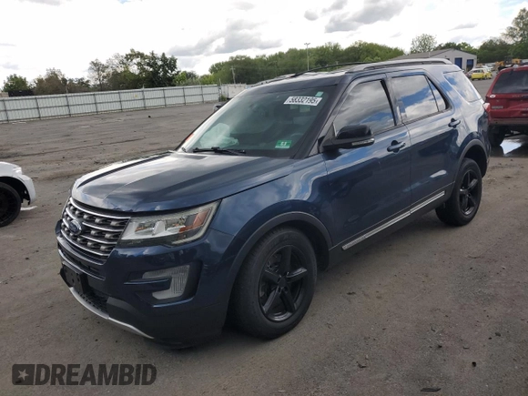 2017 Ford Explorer XLT z VIN 1FM5K8DH5HGC36348, wystawiony jako Copart lot #58332195 z przebiegiem 134 314 mil mil oraz Szkoda całkowita • Salvage title. Historia ofert i sprzedaży dostępna na DreamBid. Obrazek 1.