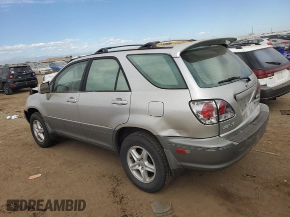 2001 Lexus RX 300 with VIN JTJHF10U110211636, listed as a Copart auction lot 72591034 with 178,985 mi miles and Salvage Title. Bid and sale history available at carsss.com. Image 2.