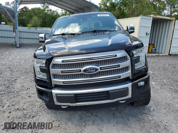 2017 Ford F-150 XL with VIN 1FTEW1EF0HFC80308, listed as a Copart auction lot 52505435 with 95,568 mi miles and Salvage title. Bid and sale history available at DreamBid. Image 5.