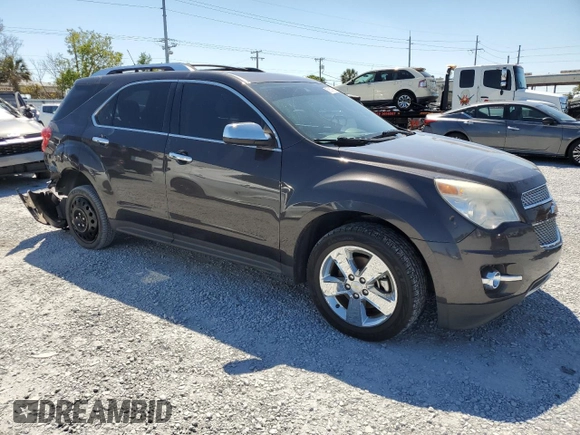 2013 Chevrolet Equinox LTZ with VIN 1GNALFEK0DZ117160, listed as a Copart auction lot 50607755 with 148,241 mi miles and Salvage Title. Bid and sale history available at carsss.com. Image 4.