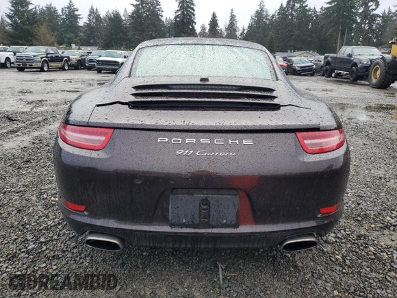 2015 Porsche 911 Carrera with VIN WP0AA2A93FS106725, listed as a Copart auction lot 45405395 with 46,396 mi miles and Salvage Title. Bid and sale history available at carsss.com. Image 6.