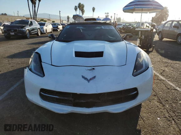 2014 Chevrolet Corvette 3LT with VIN 1G1YF3D71E5128003, listed as a Copart auction lot 58559974 with 72,682 mi miles and Clean Title. Bid and sale history available at carsss.com. Image 5.