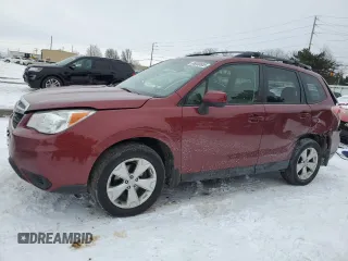 2015 Subaru Forester 2.5i Premium with VIN JF2SJADC2FG820890, listed as a Copart auction lot 88000885 with 129,727 mi miles and Salvage Title. Bid and sale history available at carsss.com. Image 1.