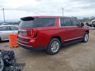 2024 GMC Yukon XL SLT with VIN 1GKS2GKDXRR313775, listed as a IAAI auction lot 41702095 with 8,755 mi miles. Bid and sale history available at carsss.com. Image 4.