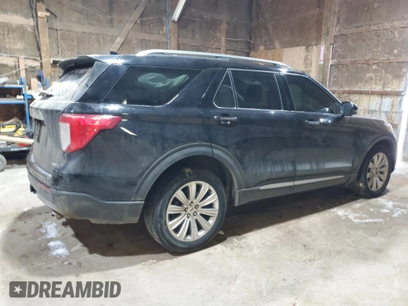 2020 Ford Explorer Limited with VIN 1FMSK8FH2LGB53663, listed as a Copart auction lot 43566905 with 72,226 mi miles and Salvage Title. Bid and sale history available at carsss.com. Image 3.