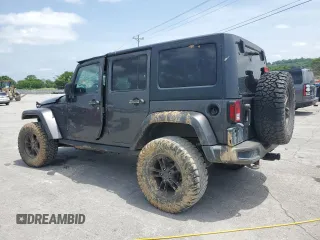 2017 Jeep Wrangler Unlimited 75th Anniversary with VIN 1C4BJWEG2HL503506, listed as a Copart auction lot 57046545 with 114,478 mi miles and Salvage title. Bid and sale history available at DreamBid. Image 2.
