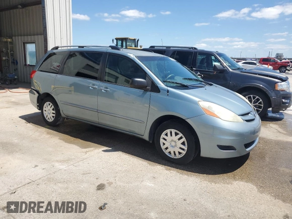 2008 Toyota Sienna CE with VIN 5TDZK23C78S204953, listed as a Copart auction lot 52029425 with 163,003 mi miles and Salvage Title. Bid and sale history available at carsss.com. Image 4.