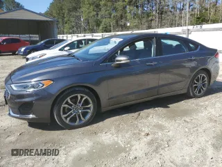 2020 Ford Fusion SEL z VIN 3FA6P0CD7LR196193, wystawiony jako Copart lot #53254465 z przebiegiem 79 944 mil mil oraz Szkoda całkowita • Salvage title. Historia ofert i sprzedaży dostępna na DreamBid. Obrazek 1.