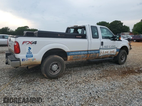 2013 Ford F-250 XL with VIN 1FT7X2B62DEA74472, listed as a Copart auction lot 57628995 with 224,256 mi miles and Salvage title. Bid and sale history available at DreamBid. Image 3.