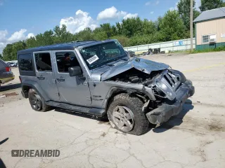 2018 Jeep Wrangler JK Unlimited Sport S with VIN 1C4BJWDG4JL849953, listed as a Copart auction lot 65655094 with 134,578 mi miles and Salvage Title. Bid and sale history available at carsss.com. Image 4.