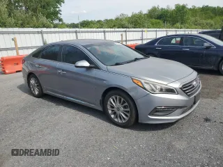 2015 Hyundai Sonata Sport with VIN 5NPE34AF8FH126531, listed as a Copart auction lot 56660495 with 132,099 mi miles and Salvage title. Bid and sale history available at DreamBid. Image 4.
