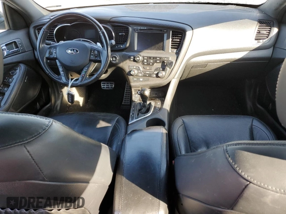 2013 Kia Optima SX with VIN 5XXGR4A68DG150585, listed as a Copart auction lot 50319635 with Not Provided miles and Non Repairable. Bid and sale history available at carsss.com. Image 8.