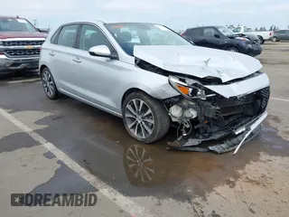 2018 Hyundai Elantra GT with VIN KMHH35LE2JU016866, listed as a IAAI auction lot 42073140 with 130,845 mi miles. Bid and sale history available at carsss.com. Image 1.