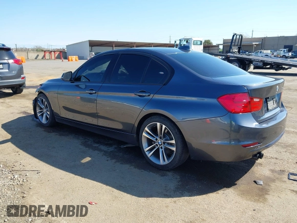 2012 BMW 3 Series 328i with VIN WBA3A5C59CF345198, listed as a IAAI auction lot 41753828 with 135,726 mi miles. Bid and sale history available at carsss.com. Image 3.