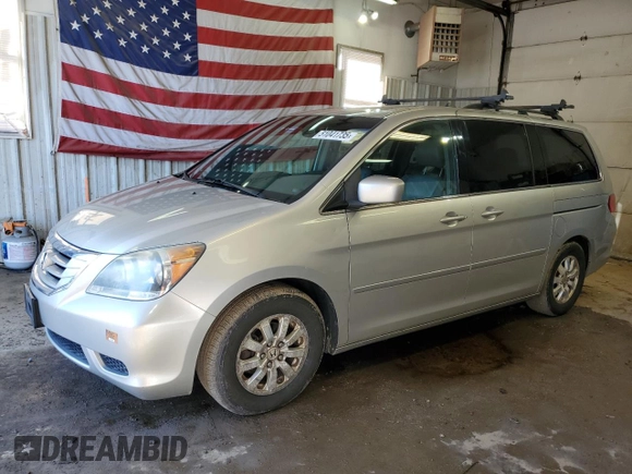 2008 Honda Odyssey EX-L with VIN 5FNRL38698B419308, listed as a Copart auction lot 51041735 with 123,161 mi miles and Salvage Title. Bid and sale history available at carsss.com. Image 1.