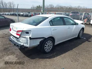 2012 Mitsubishi Galant FE with VIN 4A32B2FFXCE009156, listed as a IAAI auction lot 41832521 with 182,500 mi miles. Bid and sale history available at carsss.com. Image 4.