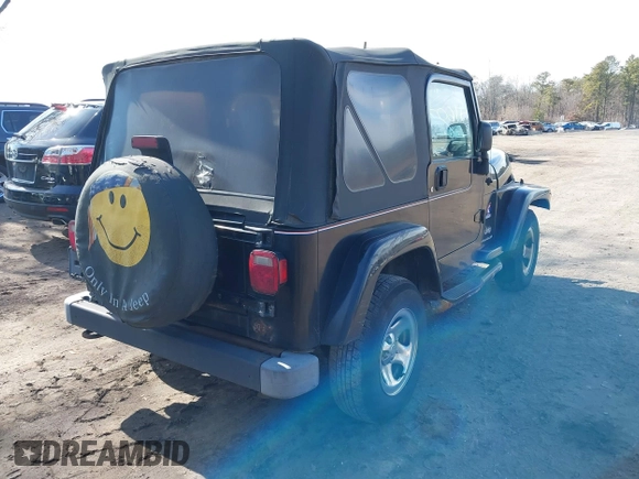 2003 Jeep Wrangler X with VIN 1J4FA39S53P362991, listed as a IAAI auction lot 41607212 with 240,556 mi miles. Bid and sale history available at carsss.com. Image 4.