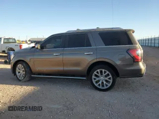 2019 Ford Expedition Platinum with VIN 1FMJU1MT7KEA30701, listed as a Copart auction lot 46797185 with 46,741 mi miles and Salvage Title. Bid and sale history available at carsss.com. Image 2.