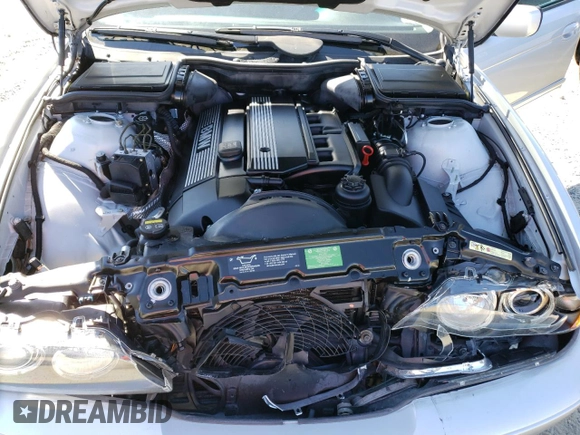 2002 BMW 5 Series 530iA with VIN WBADT63452CH97129, listed as a Copart auction lot 73349124 with 64,431 mi miles and Salvage Title. Bid and sale history available at carsss.com. Image 11.