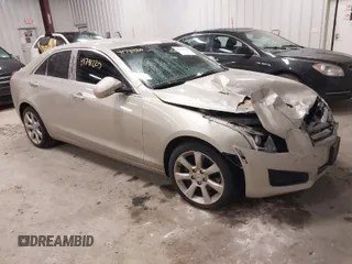 2014 Cadillac ATS Luxury AWD with VIN 1G6AH5RX8E0193325, listed as a IAAI auction lot 41791220 with 88,670 mi miles and . Bid and sale history available at carsss.com. Image 1.