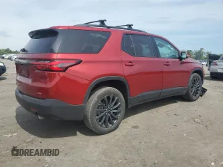 2023 Chevrolet Traverse RS z VIN 1GNEVJKW5PJ226688, wystawiony jako Copart lot #56723925 z przebiegiem 53 118 mil mil oraz Szkoda całkowita • Salvage title. Historia ofert i sprzedaży dostępna na DreamBid. Obrazek 3.