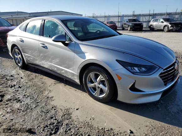 2020 Hyundai Sonata SE with VIN 5NPEG4JA2LH022427, listed as a Copart auction lot 41863854 with 52,216 mi miles and Salvage Title. Bid and sale history available at carsss.com. Image 4.