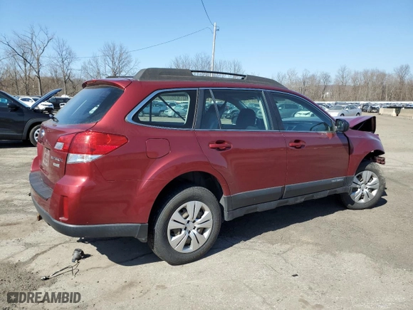 2013 Subaru Outback 2.5i with VIN 4S4BRBAC1D3218922, listed as a Copart auction lot 48708825 with 86,129 mi miles and Salvage Title. Bid and sale history available at carsss.com. Image 3.