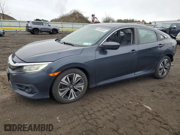 2016 Honda Civic Sedan EX-L with VIN 19XFC1F75GE212583, listed as a Copart auction lot 51259145 with 100,359 mi miles and Salvage Title. Bid and sale history available at carsss.com. Image 1.