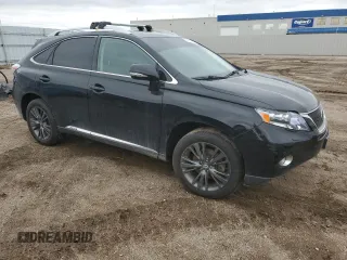 2010 Lexus RX 450h with VIN JTJBC1BA4A2006494, listed as a Copart auction lot 55313545 with Not Provided miles and Clean Title. Bid and sale history available at DreamBid. Image 4.