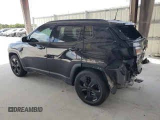 2021 Jeep Compass Latitude with VIN 3C4NJCBB1MT570942, listed as a Copart auction lot 55272855 with 17,307 mi miles and Salvage title. Bid and sale history available at DreamBid. Image 2.