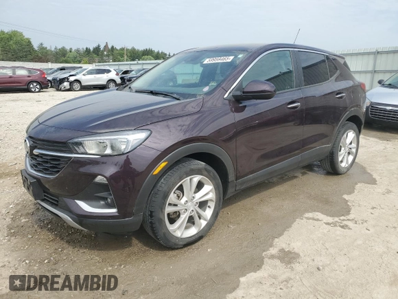 2020 Buick Encore GX Preferred with VIN KL4MMCSL4LB072806, listed as a Copart auction lot 59959465 with 50,662 mi miles and Salvage title. Bid and sale history available at DreamBid. Image 1.