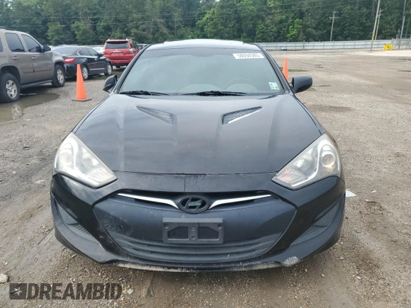 2013 Hyundai Genesis Coupe Premium with VIN KMHHT6KD7DU092473, listed as a Copart auction lot 58094385 with 114,679 mi miles and Clean title. Bid and sale history available at DreamBid. Image 5.
