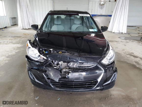 2016 Hyundai Accent SE with VIN KMHCT4AE3GU043509, listed as a Copart auction lot 52686345 with 46,066 mi miles and Salvage Title. Bid and sale history available at carsss.com. Image 5.