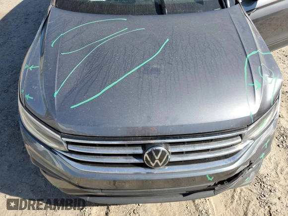 2024 Volkswagen Tiguan SE with VIN 3VV3B7AXXRM069012, listed as a Copart auction lot 53163665 with 34,464 mi miles and Clean title. Bid and sale history available at DreamBid. Image 12.