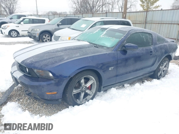 2010 Ford Mustang GT with VIN 1ZVBP8CH2A5176411, listed as a IAAI auction lot 41274325 with 71,589 mi miles and . Bid and sale history available at DreamBid. Image 2.