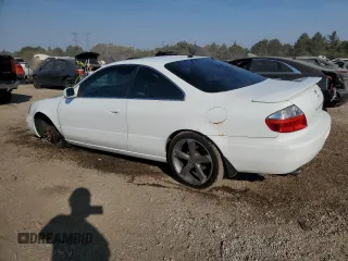 2003 Acura CL Type S w/Navigation System with VIN 19UYA42773A003303, listed as a Copart auction lot 74977494 with 406,909 mi miles and Salvage Title. Bid and sale history available at carsss.com. Image 2.
